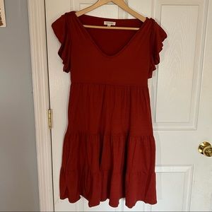 Midi Tiered Ruffle Dress